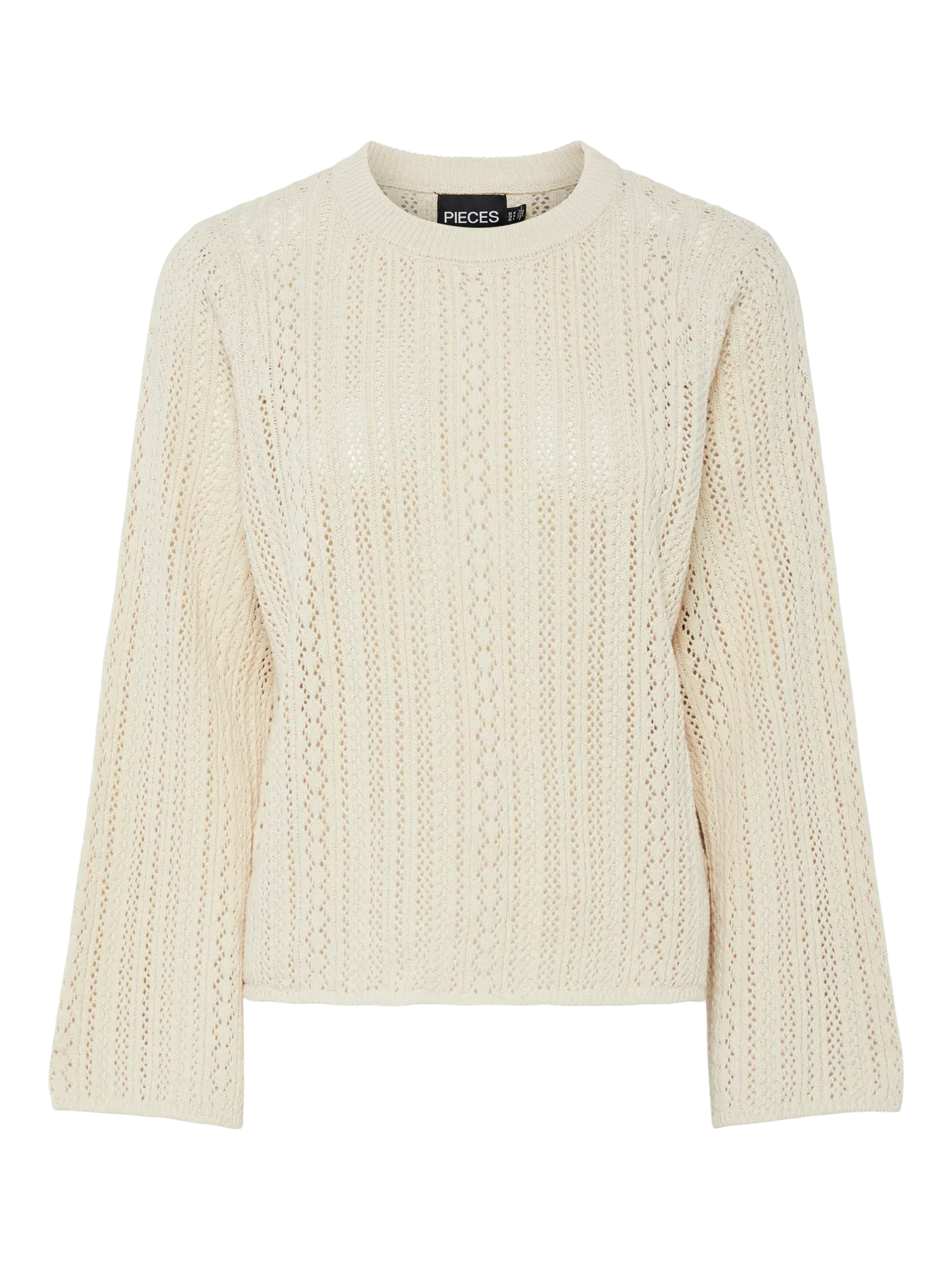 PCNUKA LS O-NECK KNIT NOOS BC