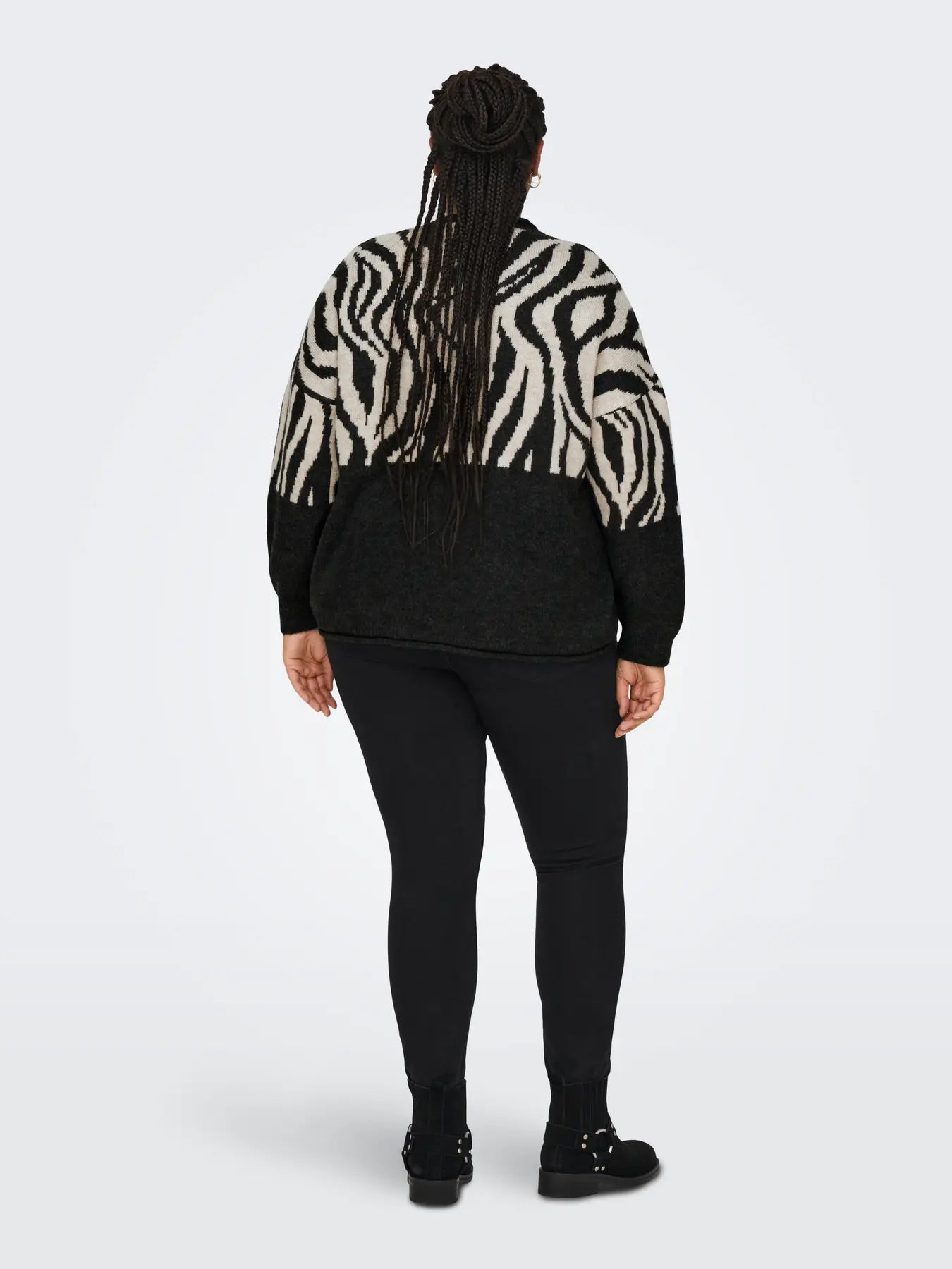 CARJADE ANIMAL L/S O-NECK KNT NOOS