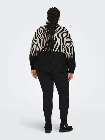 CARJADE ANIMAL L/S O-NECK KNT NOOS