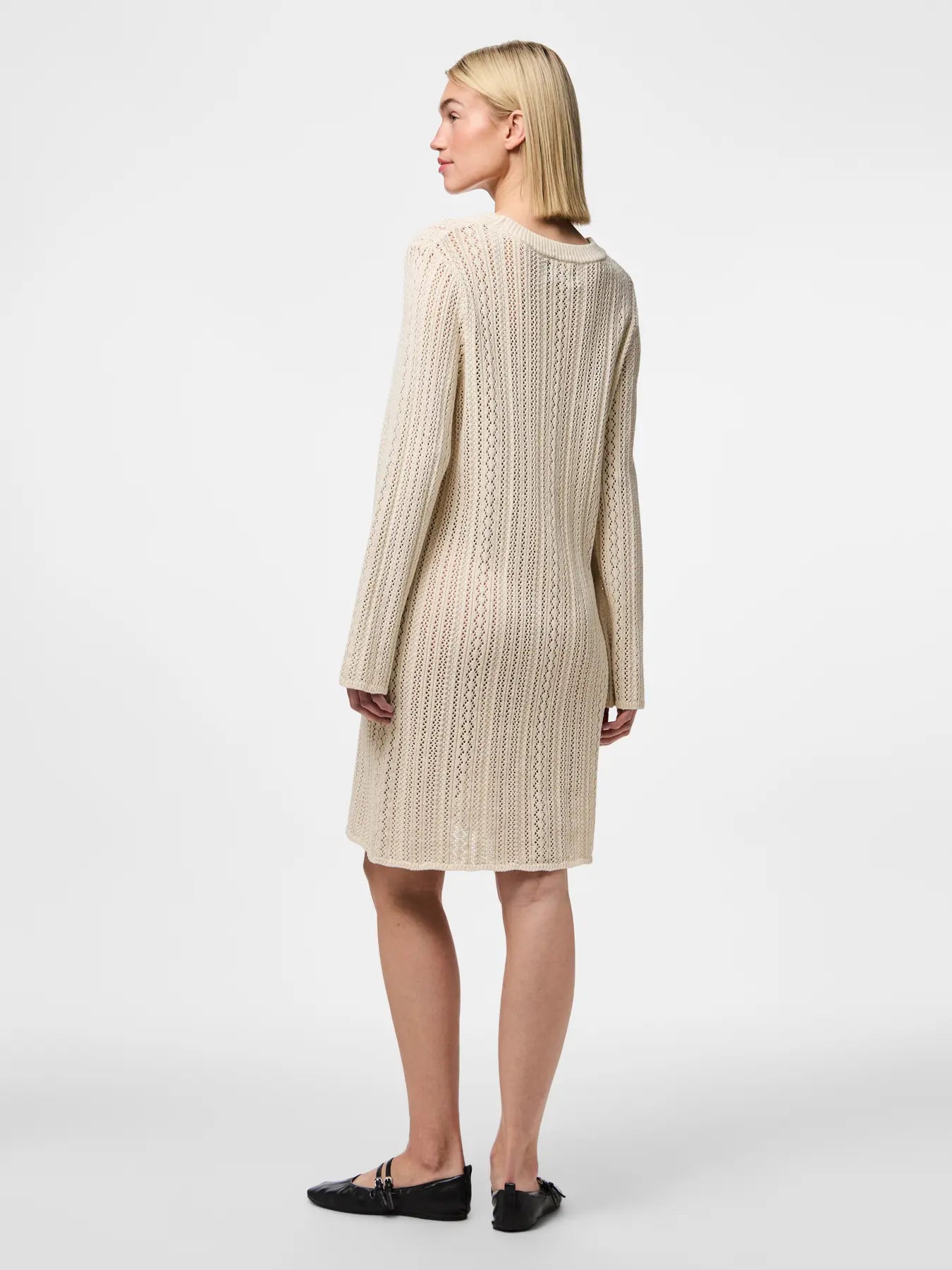 PCNUKA LS O-NECK KNIT DRESS BC