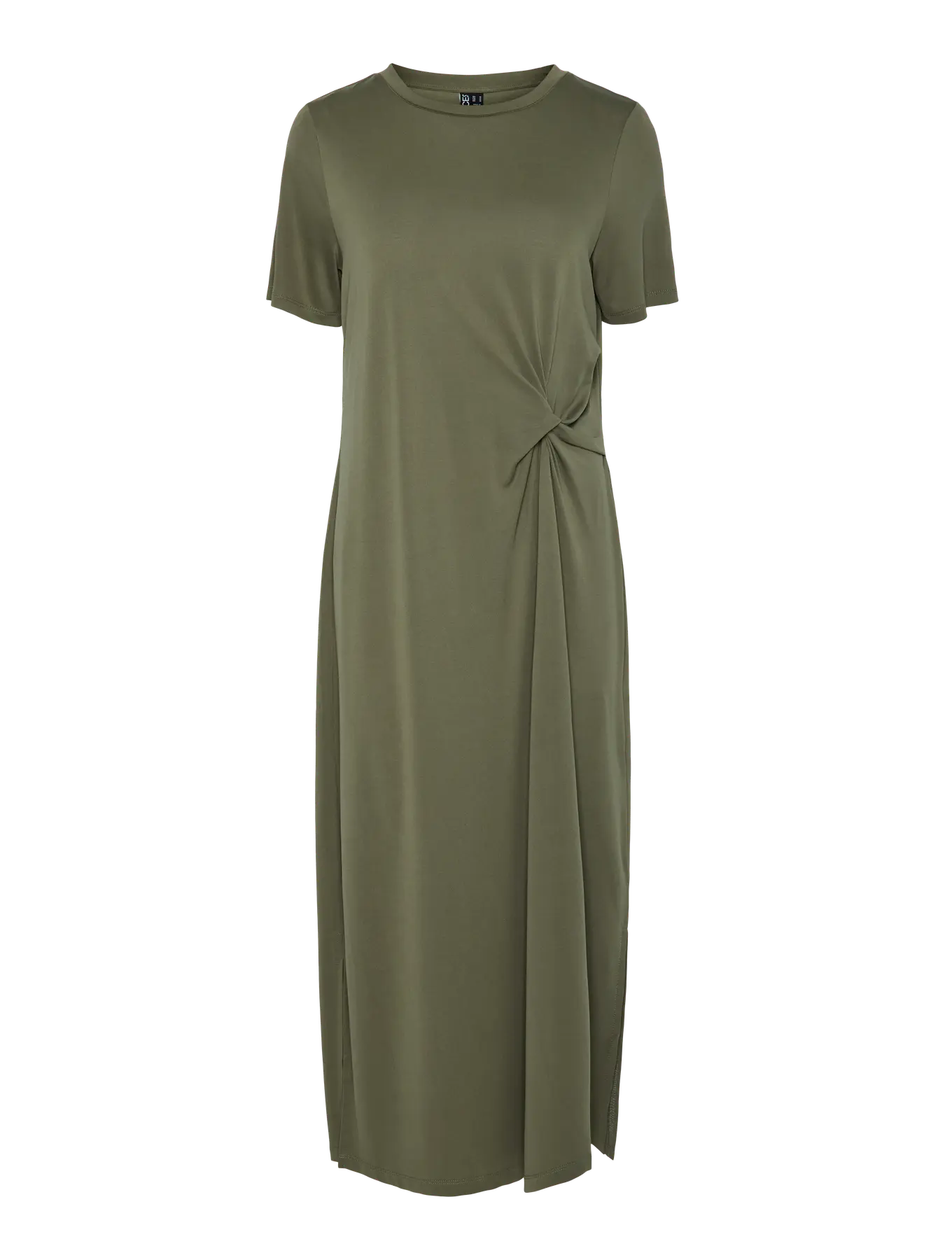 PCANORA SS O-NECK KNOT DRESS NOOS BC