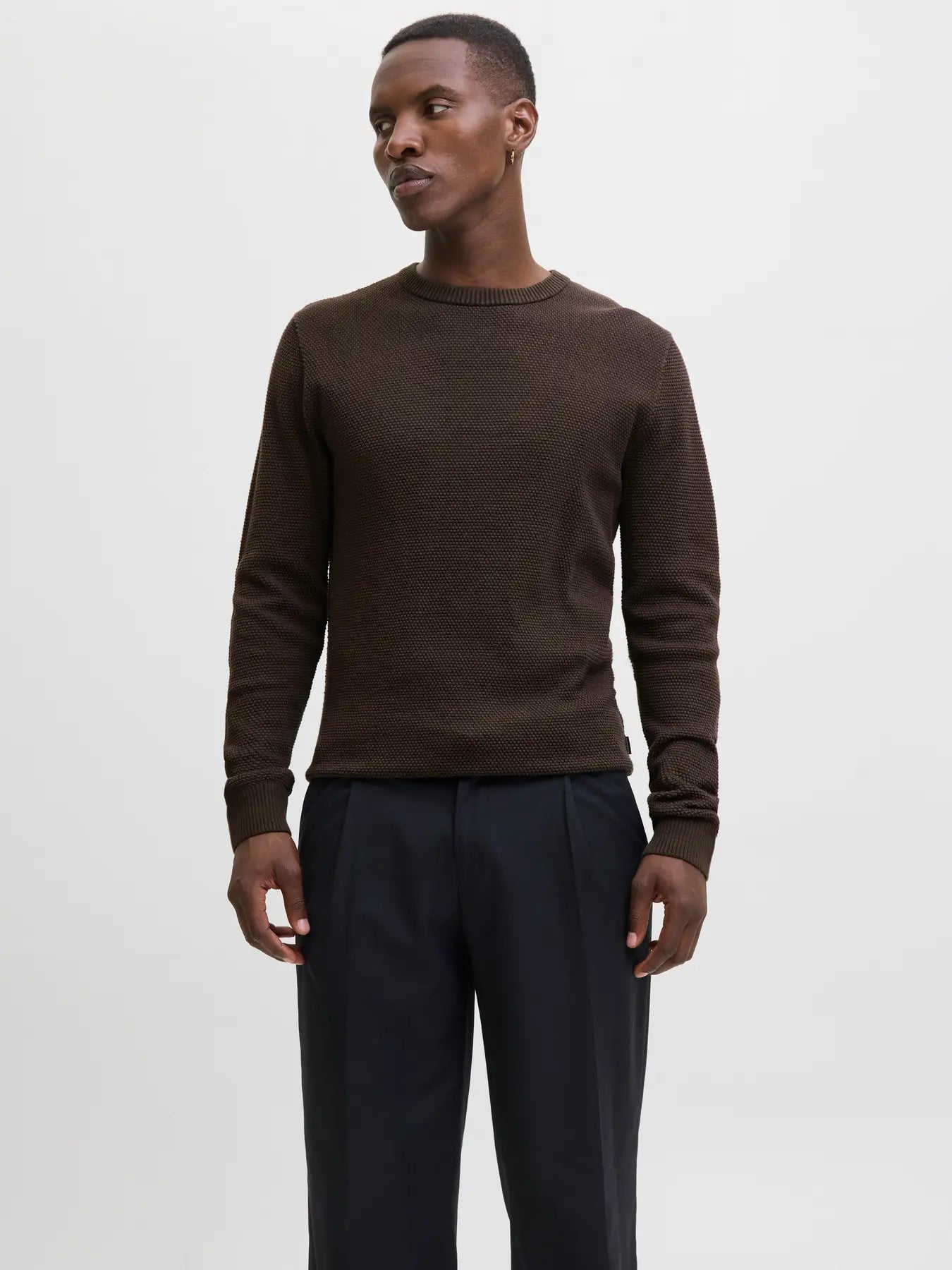 JJEGLOBE KNIT CREW NECK NOOS