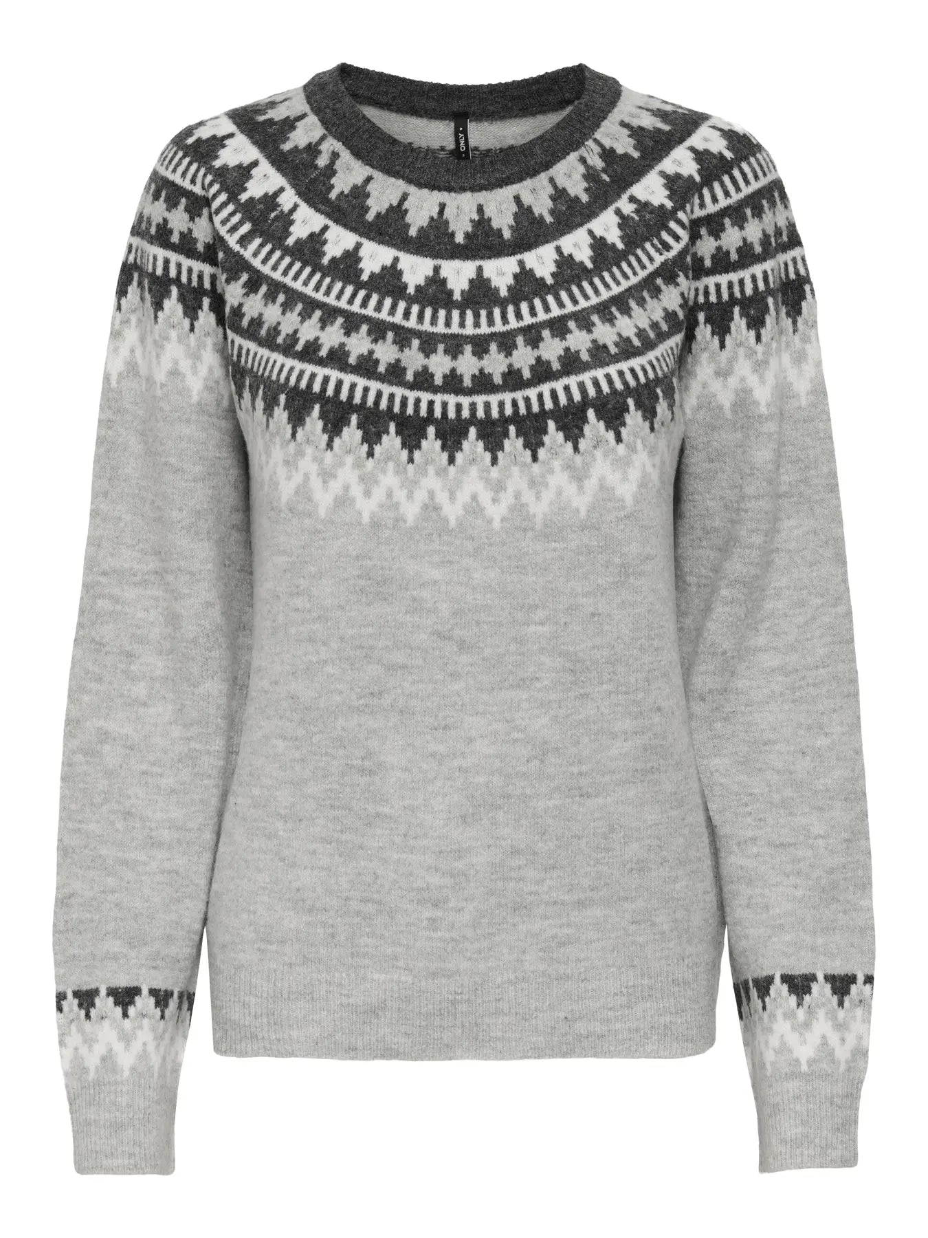 ONLHELENA LS JQ O-NECK CC KNT