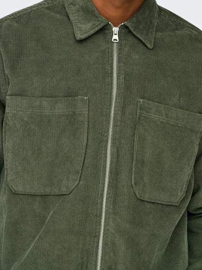 ONSALP 14W RLX 2PKT WASHD CORD ZIP NOOS