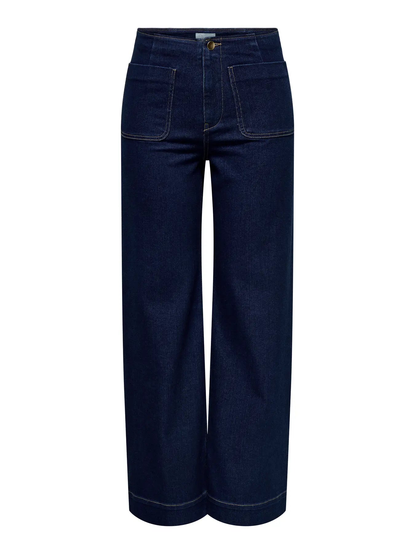JDYNEWVANESSA HW POCKET WIDE JEANS DNM