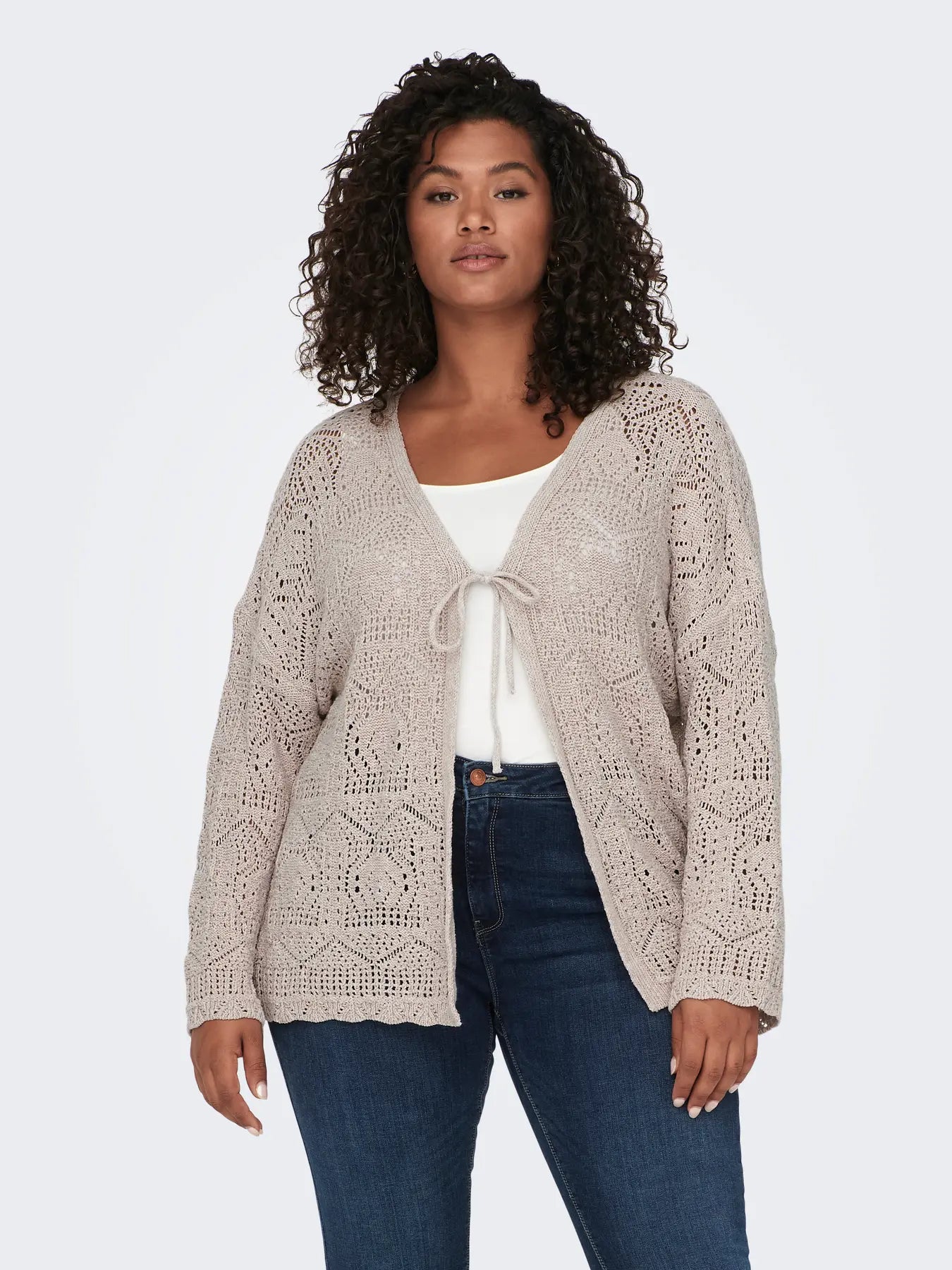 CARBEACHIE LIFE 7/8 STRING CARDIGAN KNT