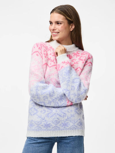 PCJO LS HIGH NECK KNIT BC