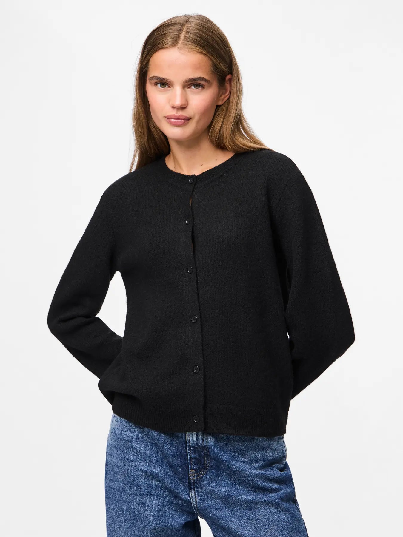 PCMALOU LS KNIT CARDIGAN NOOS BC