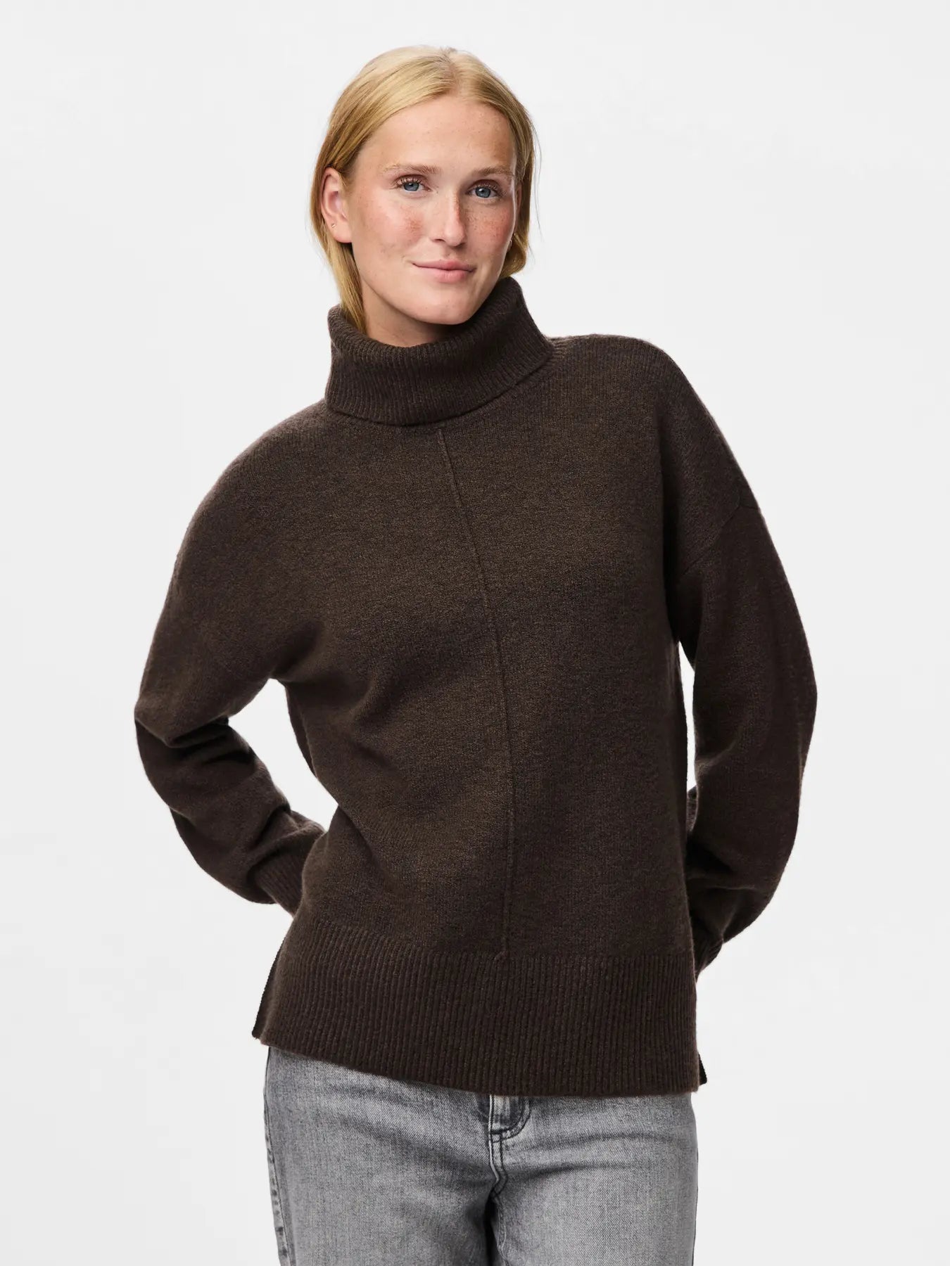 PCMALOU LS ROLLNECK KNIT NOOS BC