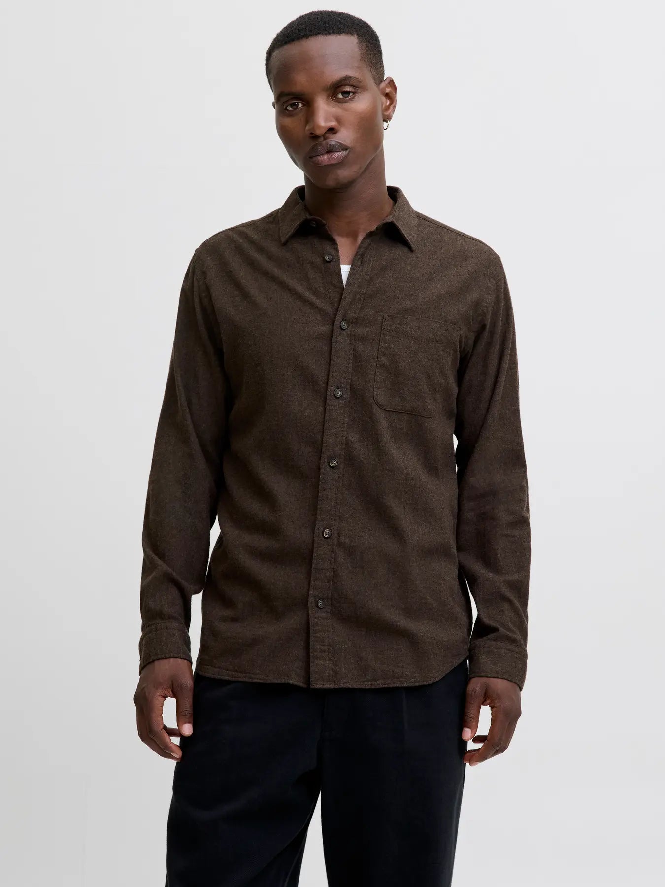 JJECLASSIC MELANGE SHIRT L/S NOOS