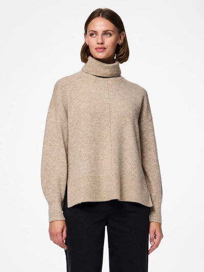 PCMALOU LS ROLLNECK KNIT NOOS BC