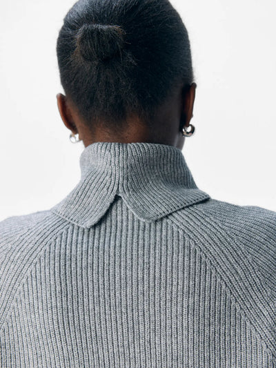 OBJVIOLA LS LO ROLLNECK KNIT NOOS
