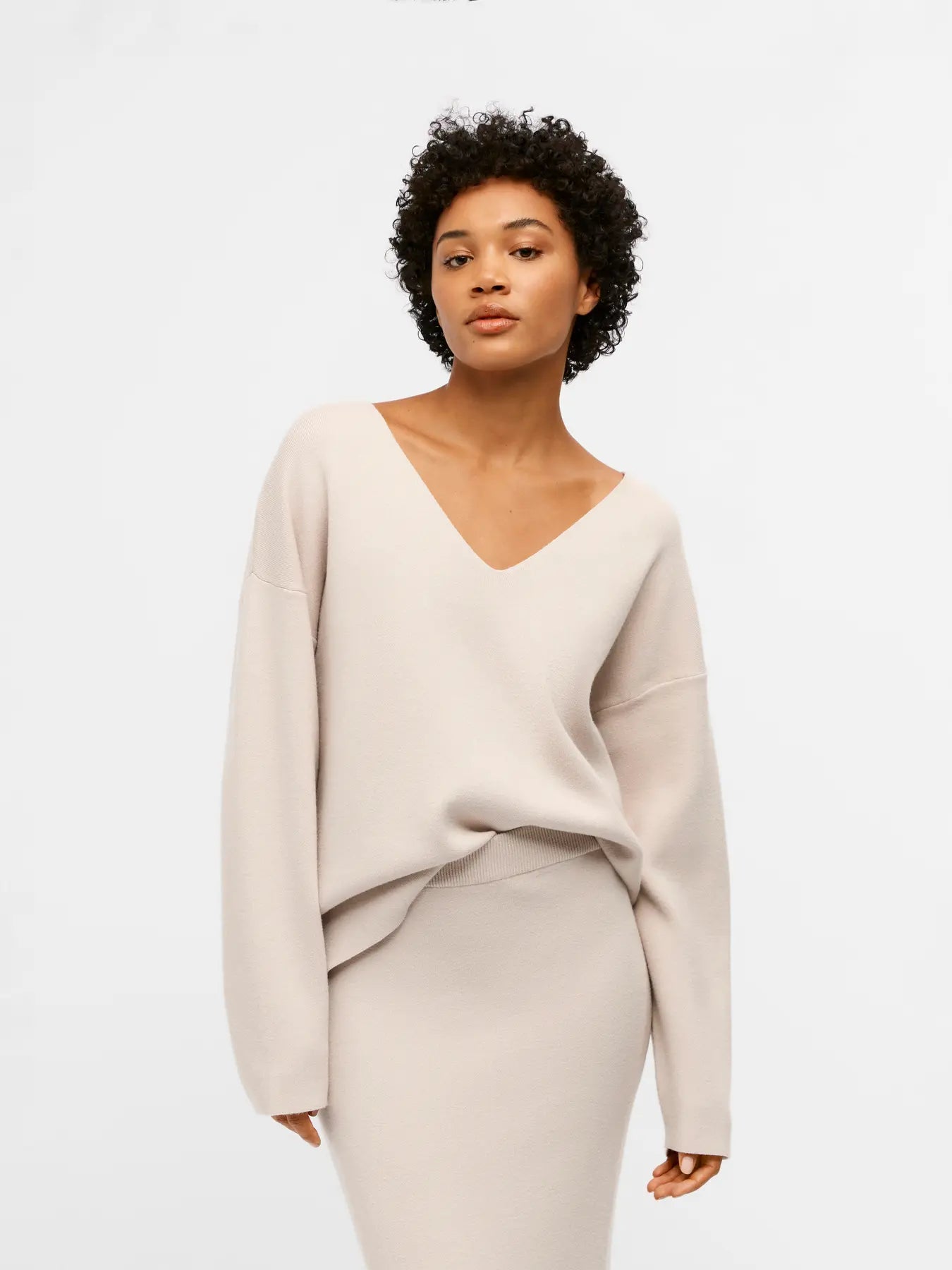 OBJREYNARD V-NECK PULLOVER NOOS