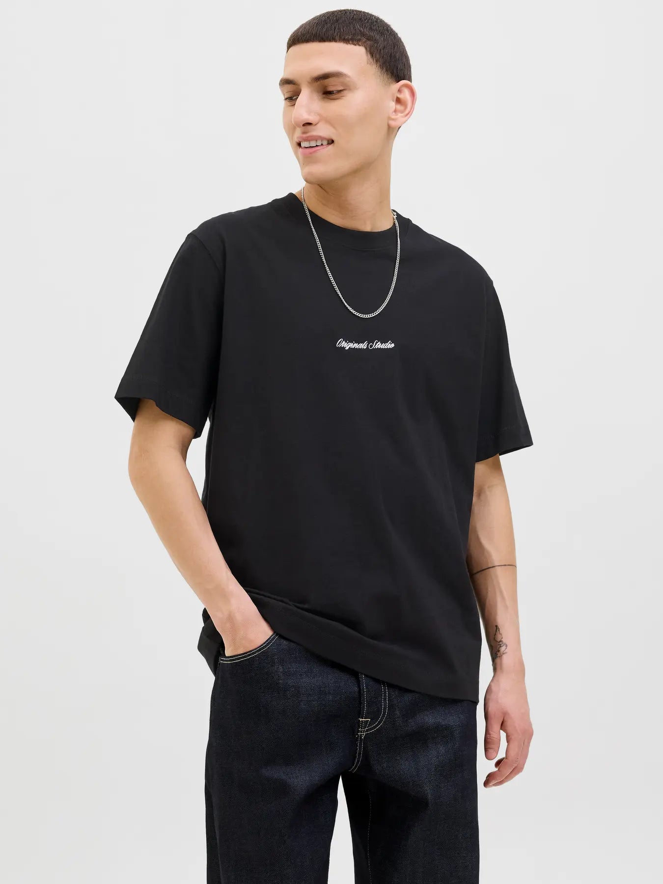 JORNORREBRO EMB TEE SS CREW NECK NOOS