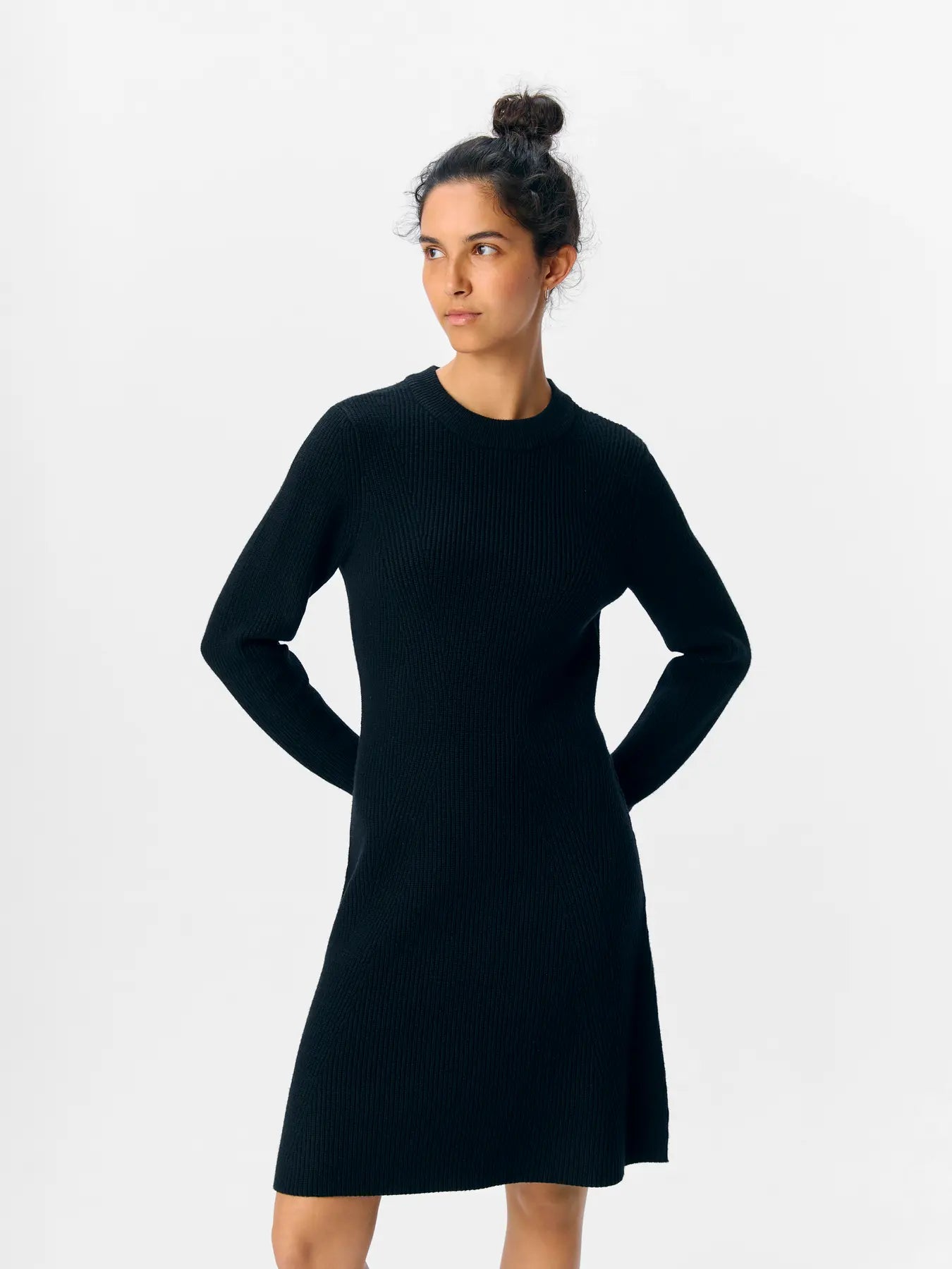 OBJVIOLA LS RE KNIT DRESS DIV