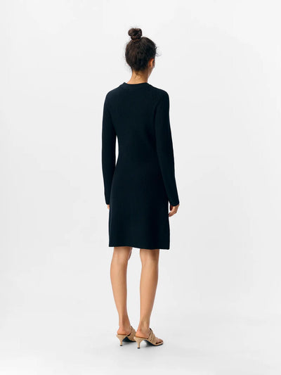 OBJVIOLA LS RE KNIT DRESS DIV