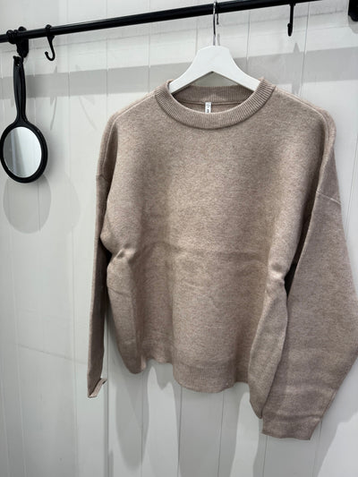 ONLIBI LS LOOSE ONECK CC KNT