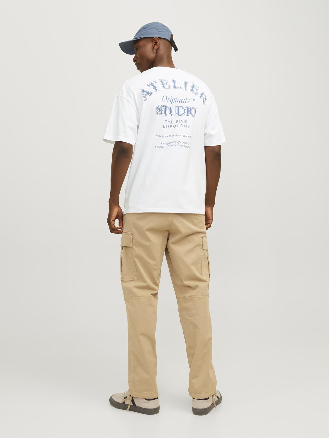 JORBROOKLYN BACK TEE SS CREW NECK