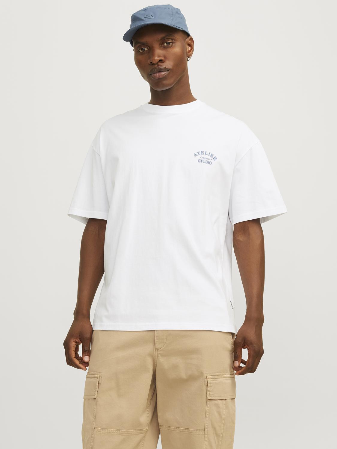 JORBROOKLYN BACK TEE SS CREW NECK