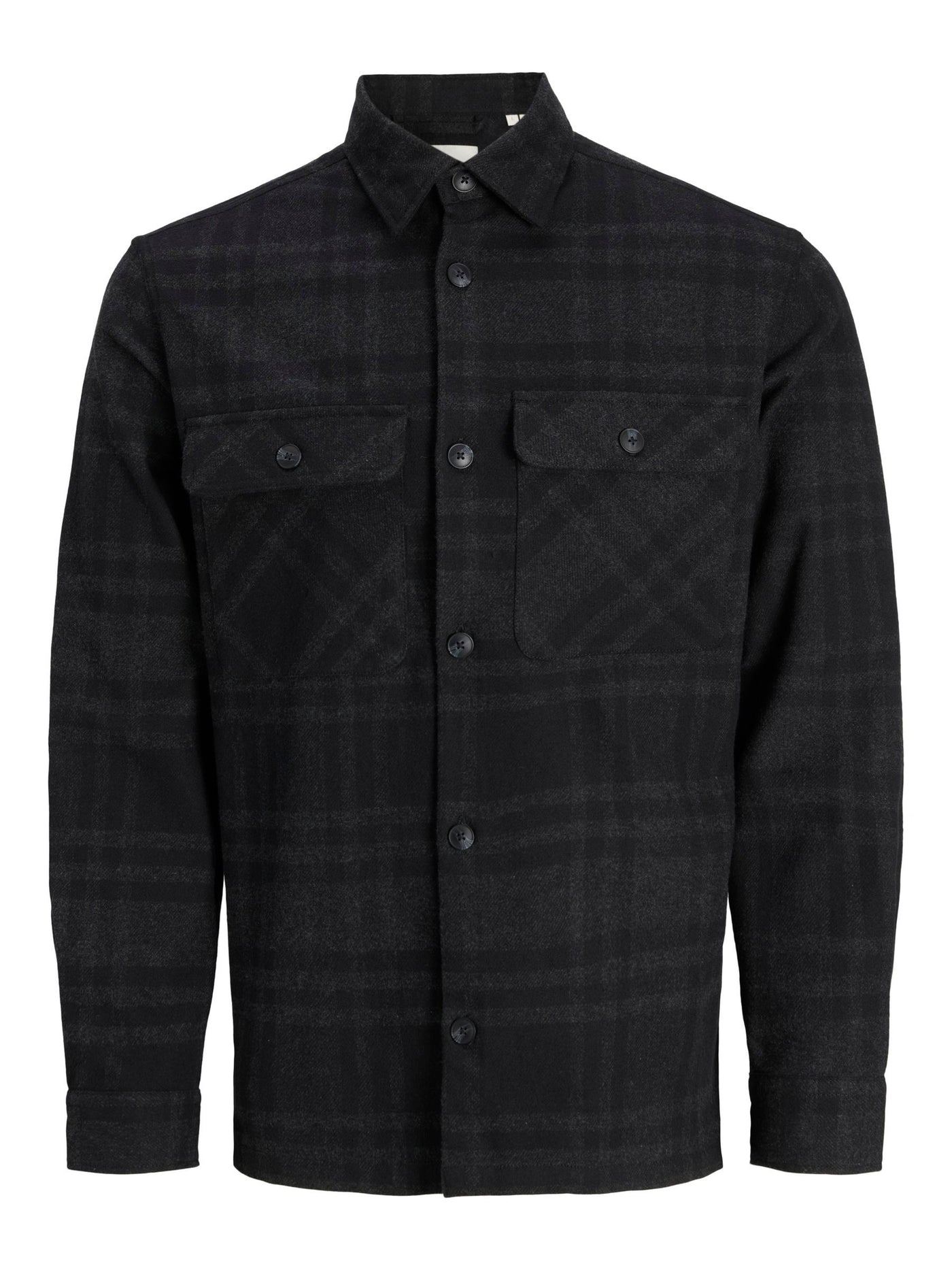 JPRRAYLE MELANGE CHECK L/S OVERSHIRT SN