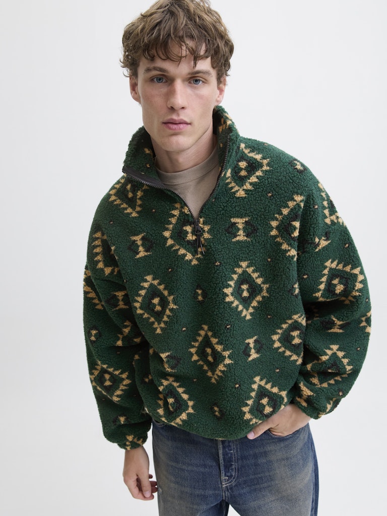 JOREDDIE TEDDY HALF ZIP HN T25