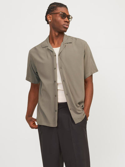 JJEJEFF SOLID RESORT SHIRT SS SN