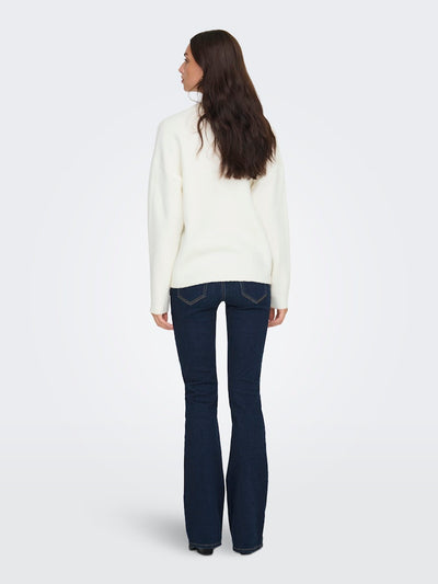 JDYSILJA L/S V-NECK BOXY PULLOVER KNT