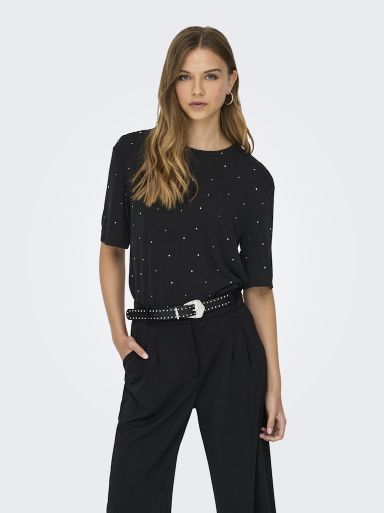 JDYPRIME S/S STUDS TOP JRS
