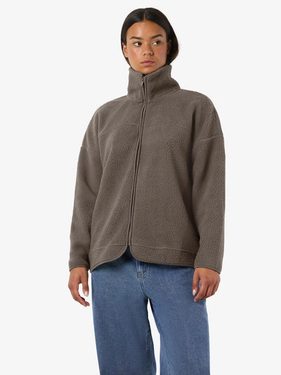 NMCOZY L/S ZIP SWEATER JRS NOOS