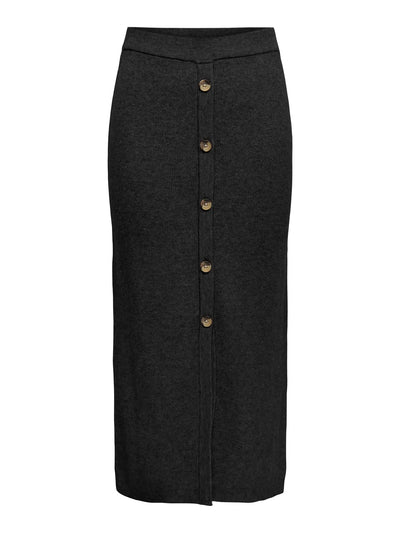 ONLIBI RIB BUTTON SKIRT CC KNT