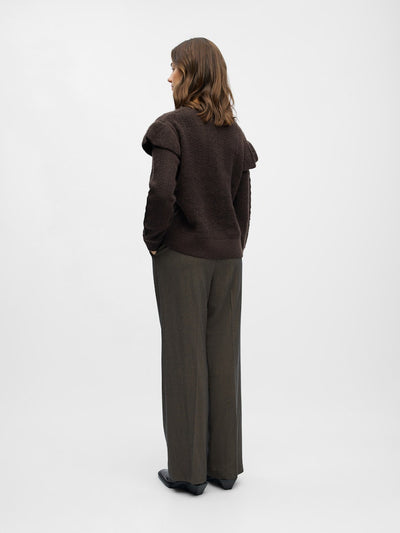 OBJPAOLA L/S LO KNIT PULLOVER 141