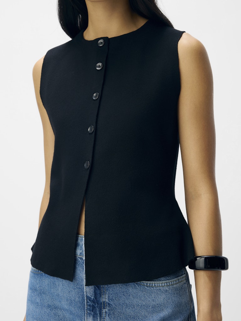 OBJREYNARD RE KNIT VEST DIV