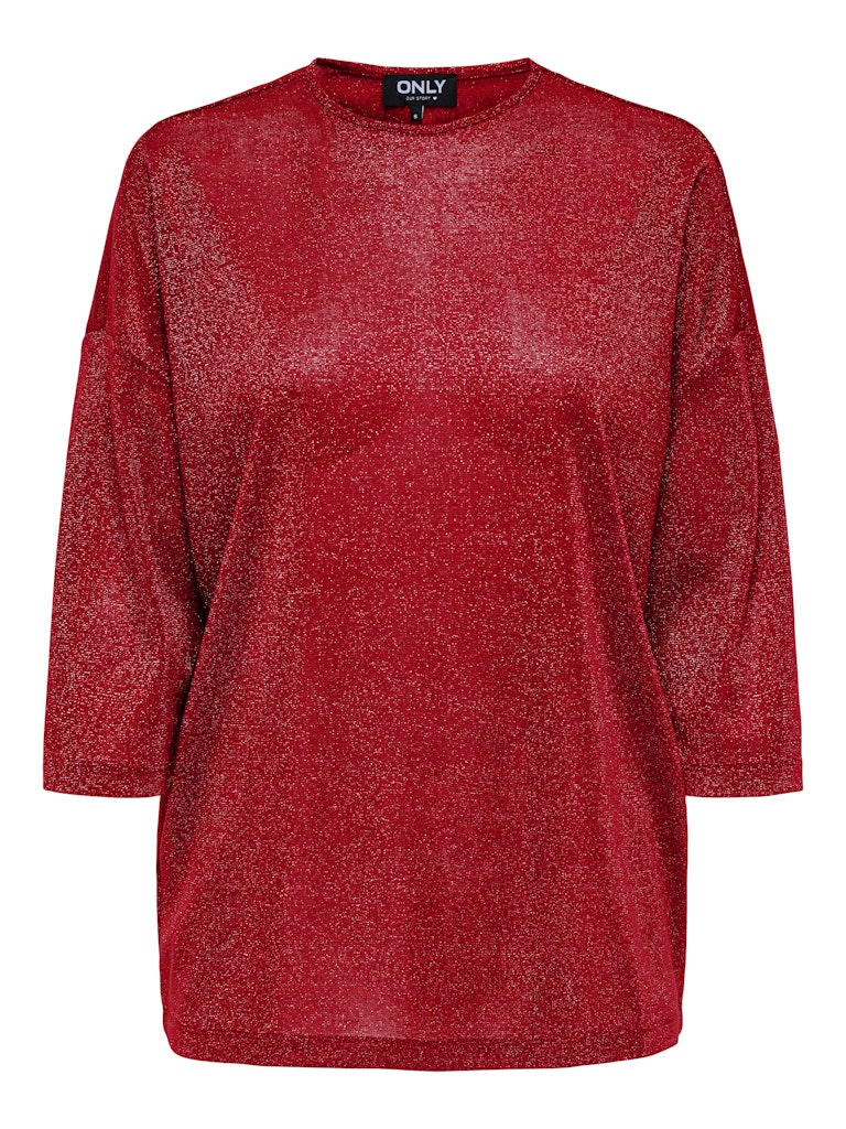 CARSILVERY GLAMOUR LUREX 3/4 TOP NOOS