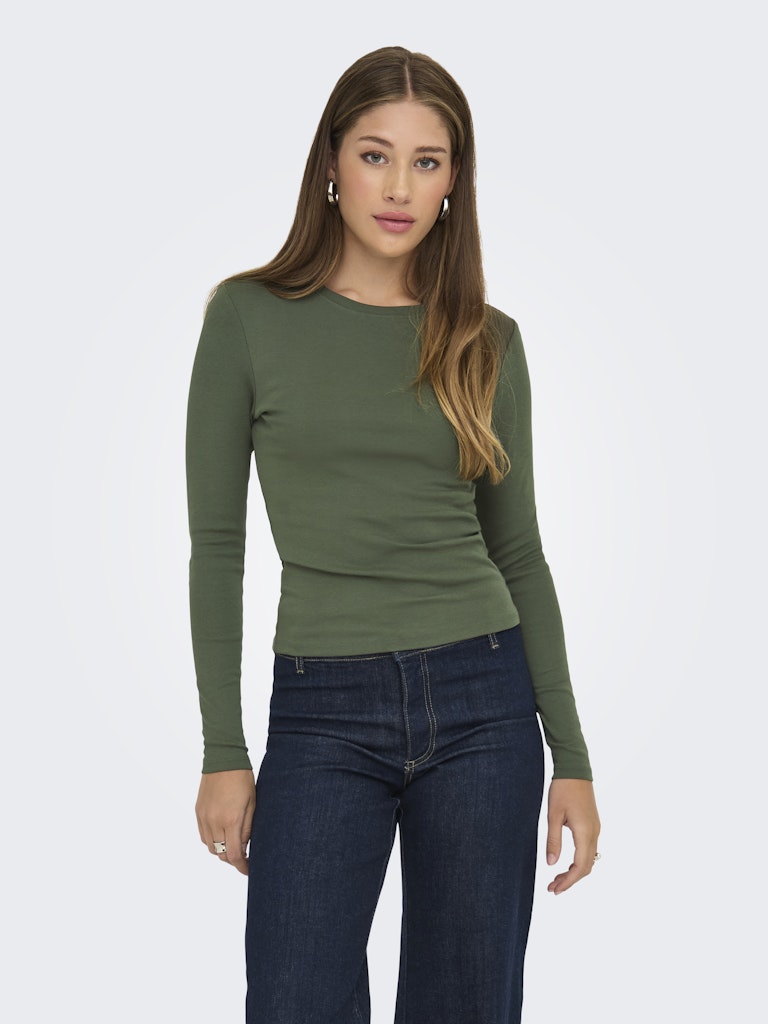 ONLRILEY O-NECK L/S TOP JRS NOOS