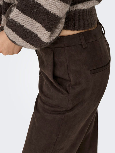 ONLYLVA LIFE FAUX SUEDE FLARE PANT TLR