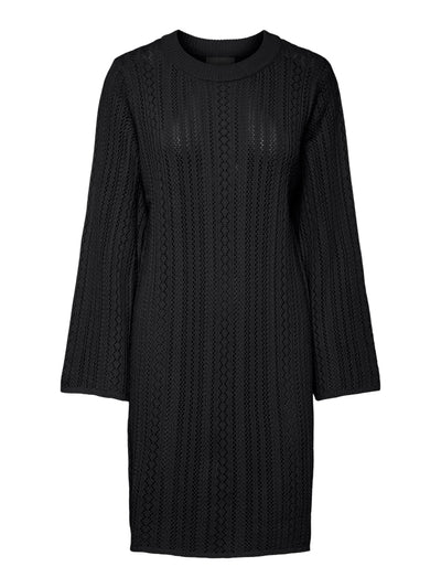 PCNUKA LS O-NECK KNIT DRESS BC
