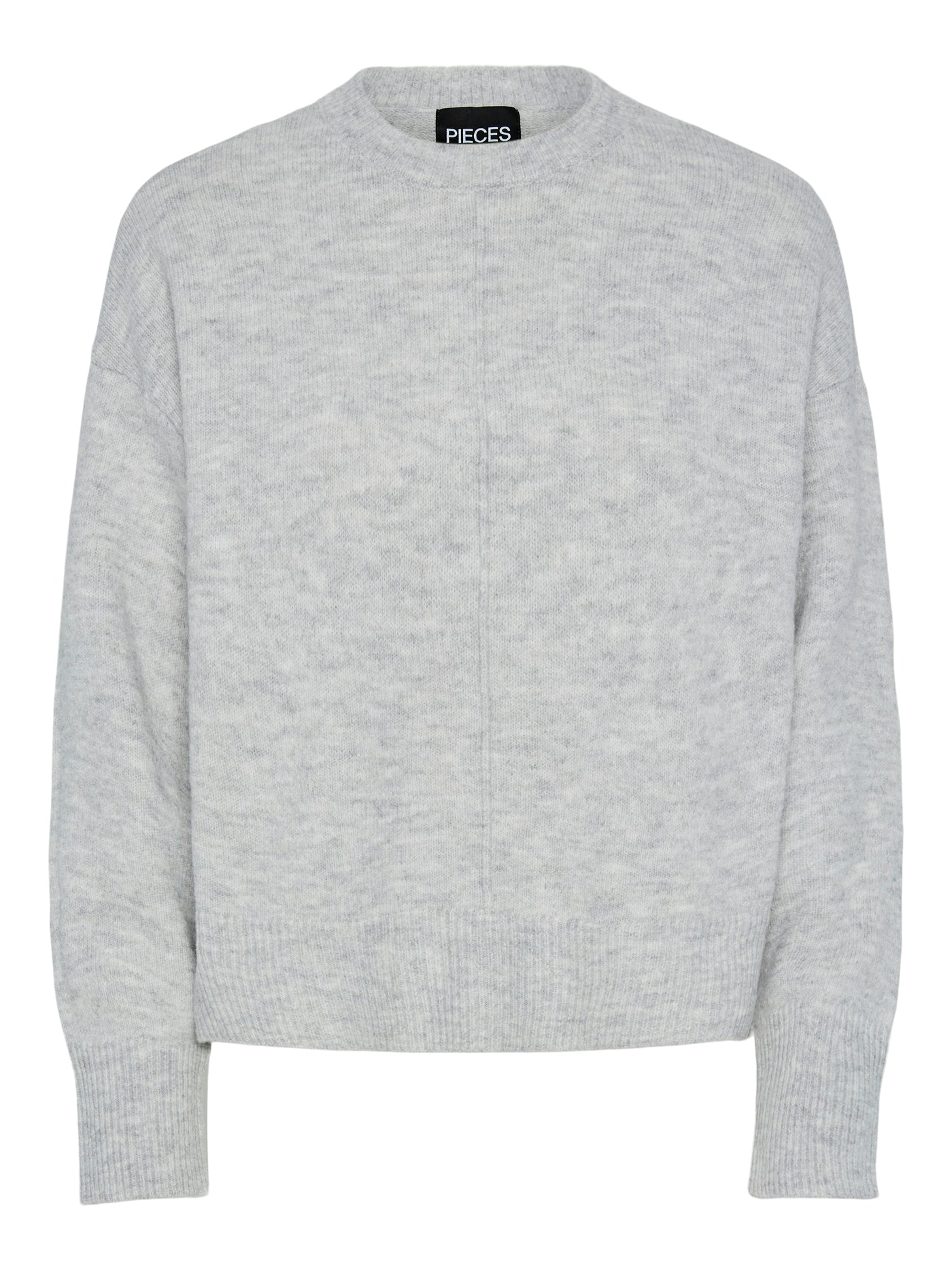 PCMALOU LS O-NECK CUTLINE KNIT NOOS BC