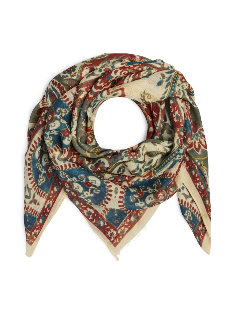 PCTASSELO LONG PRINTED SCARF BC