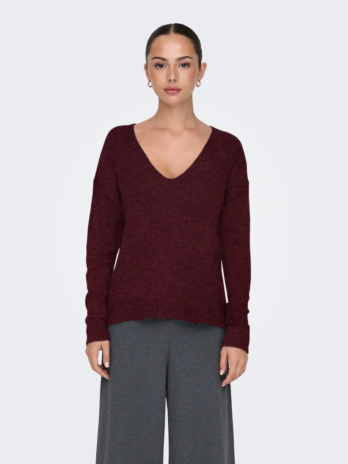 JDYELANORA L/S V-NECK PULLO. KNT NOOS