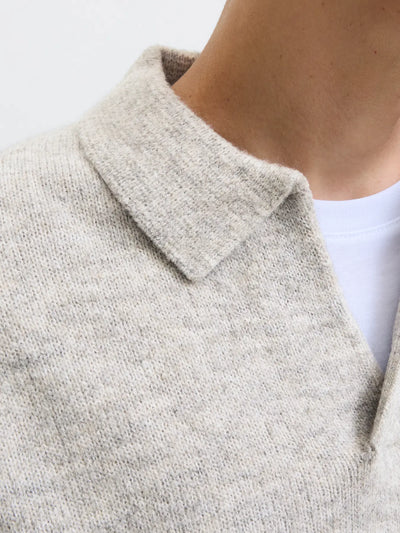 JJSOHO OLLIE KNIT SPLIT NECK LN