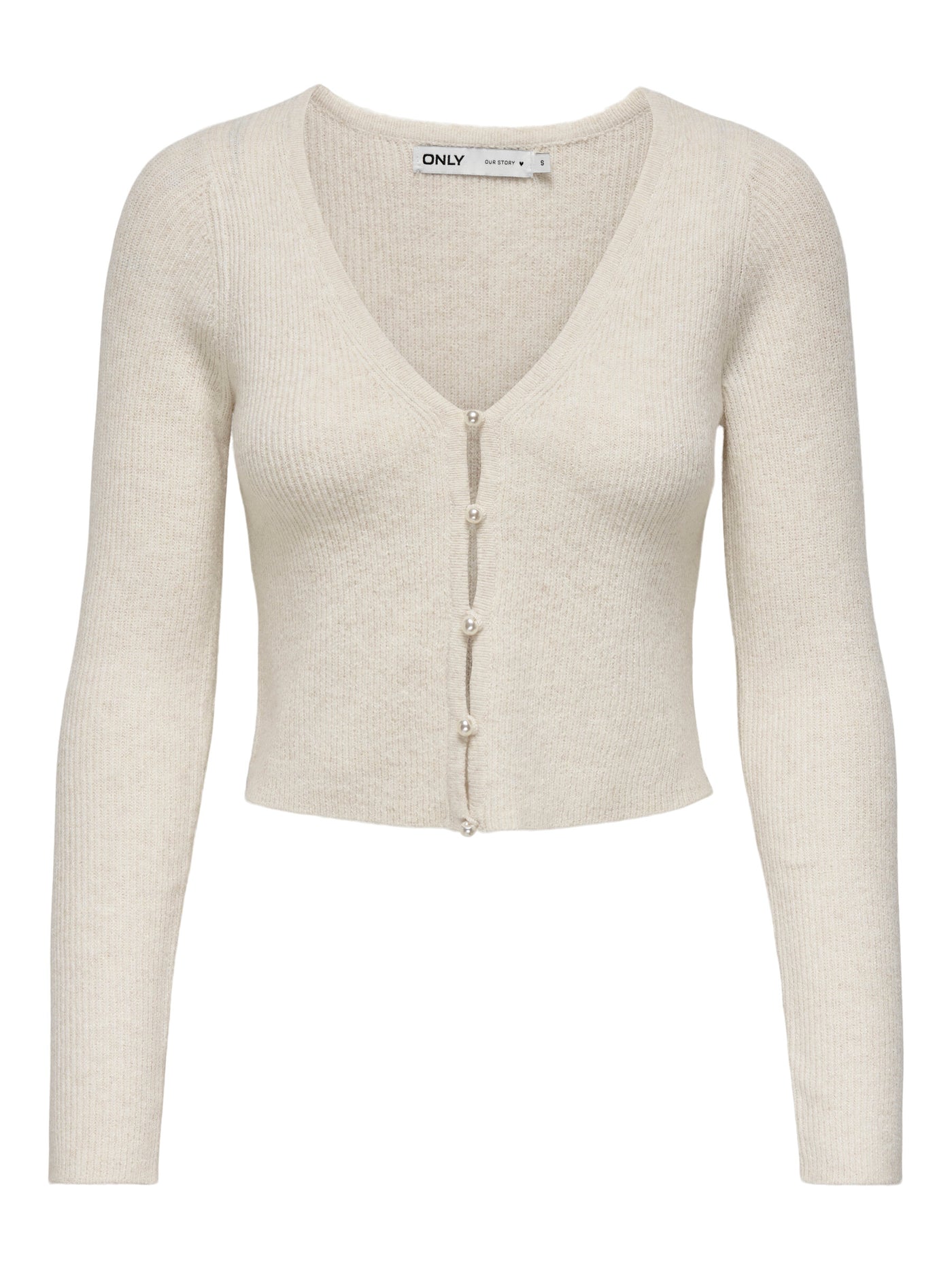 ONLRICA LIFE LS VNECK PEARL CARDIGAN KNT