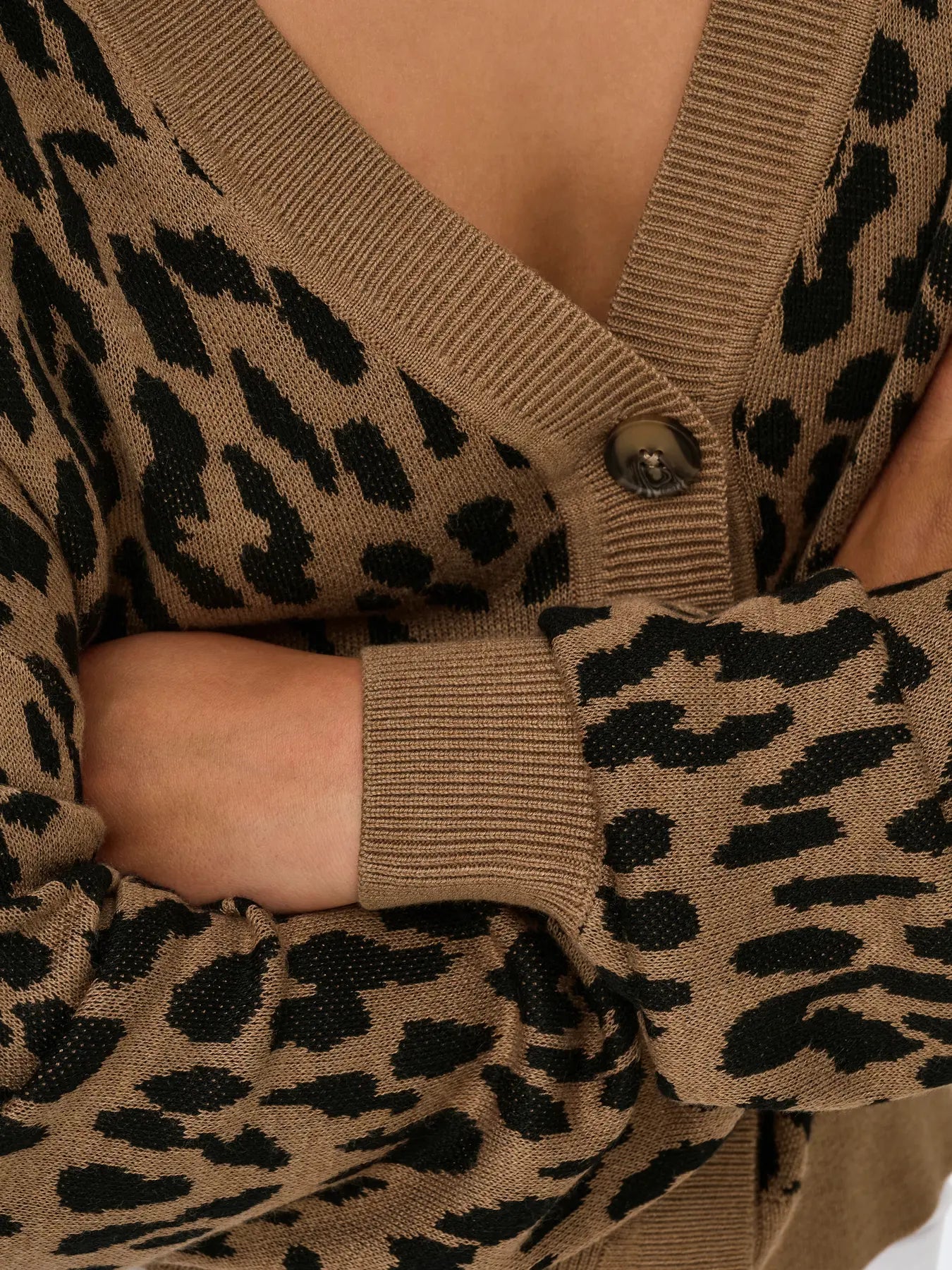 ONLVIENNA LS JQ LEO CARDIGAN CC KNT