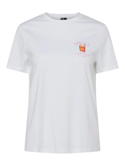 PCTALIA SS PRINTED T-SHIRT JRS BC