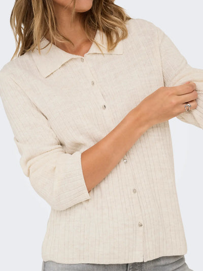ONLTHEA LS BUTTON POLO CARDIGAN KNT