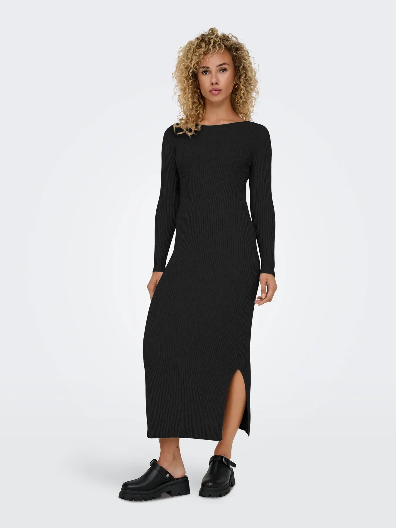 ONLKATIA LS MAXI BOATN DRESS CC KNT