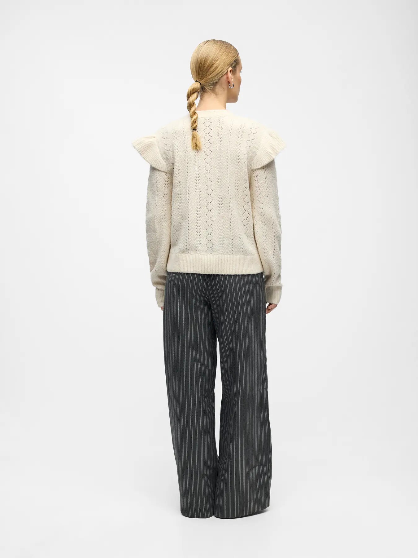 OBJPAOLA L/S LO KNIT PULLOVER 141