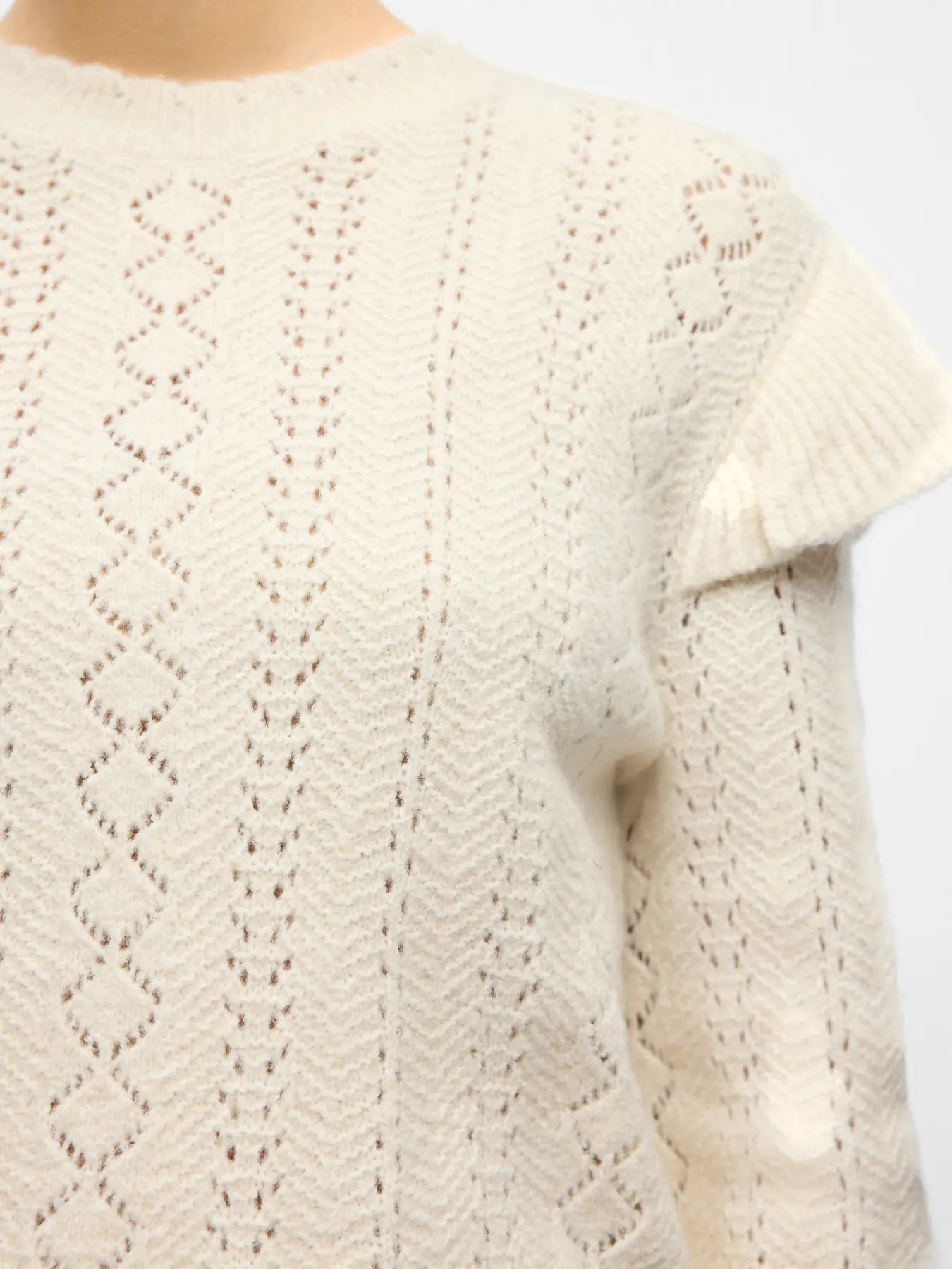 OBJPAOLA L/S LO KNIT PULLOVER 141