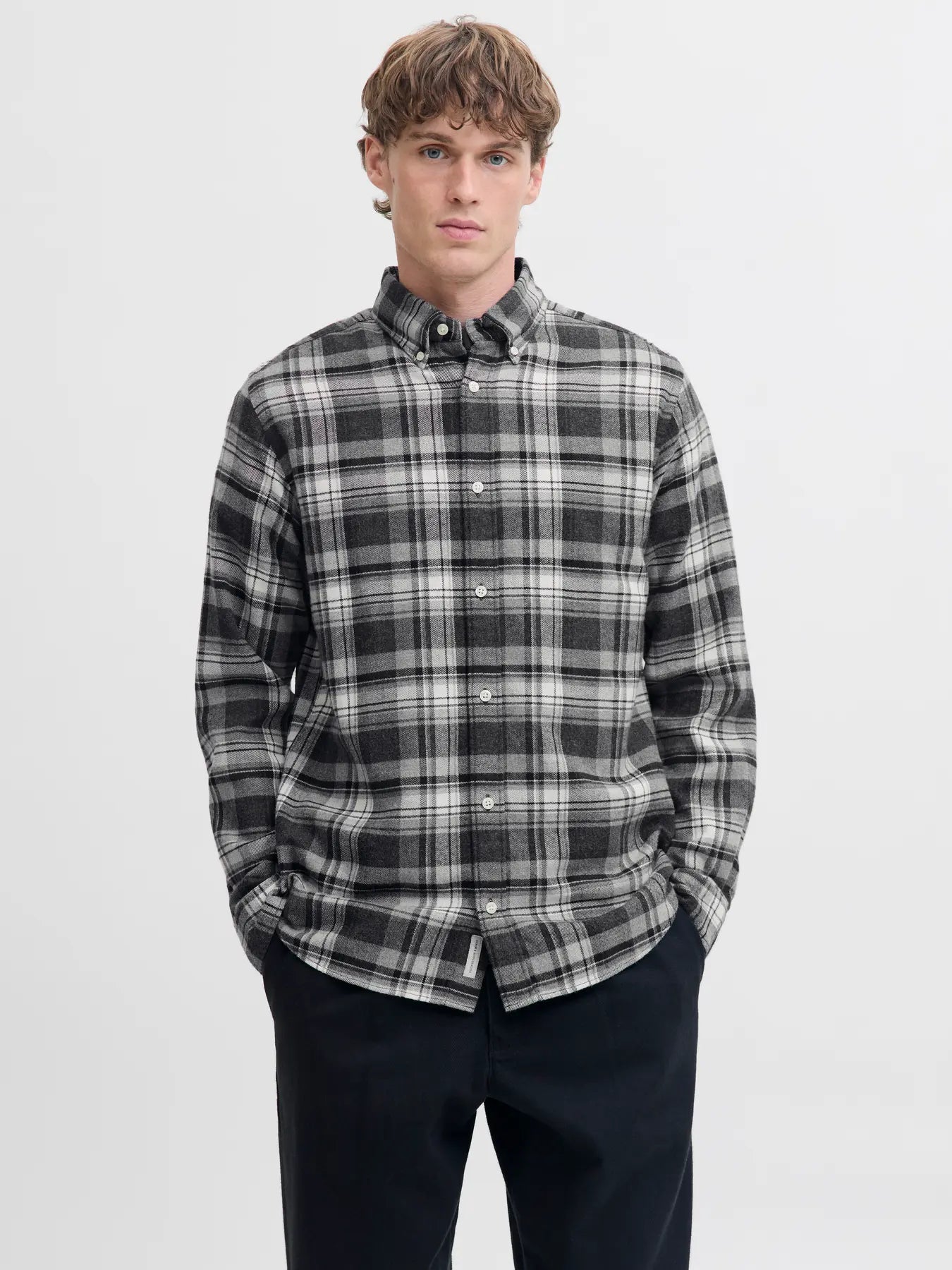 JPRBLUBARKLEY FLANNEL X-MAS L/S SHIRT CH