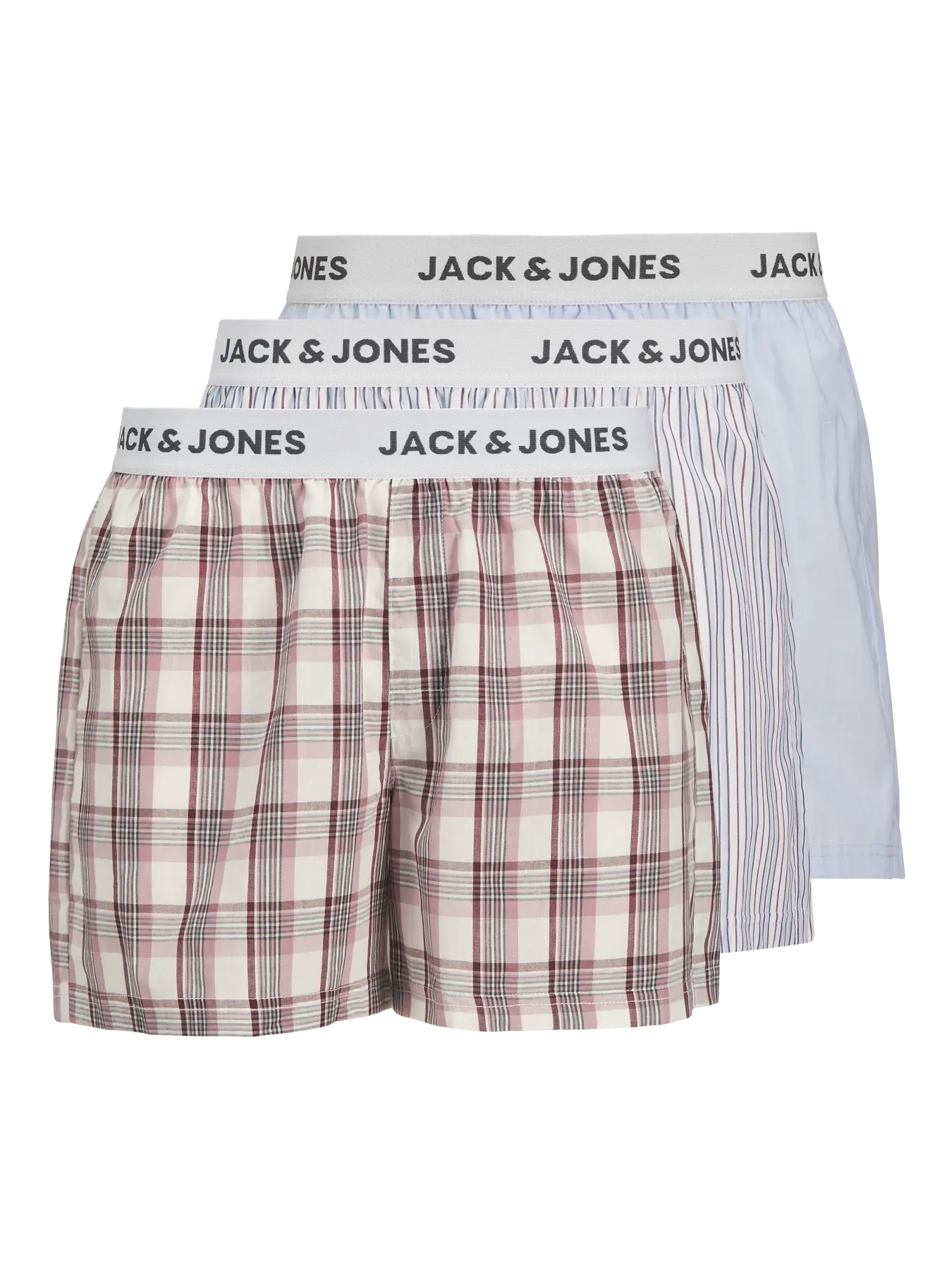 JACALVIN WOVEN BOXERS 3 PACK LN