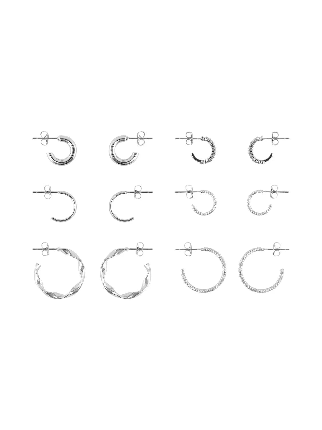 PCDIONA HOOP EARRINGS 6-PACK NOOS